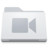 Folder Movies White Icon